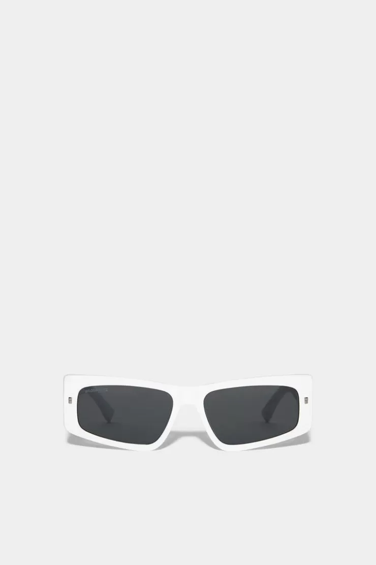 Dsquared2 Icon White Sunglasses>Uomo Occhiali