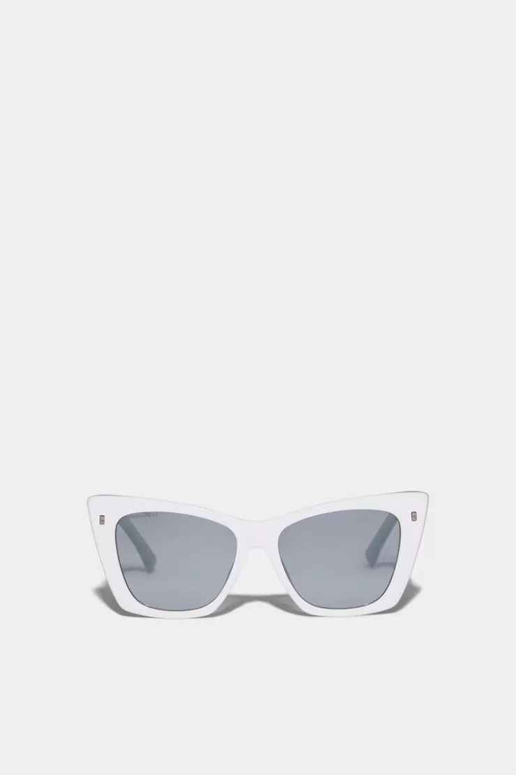 Dsquared2 Icon White Sunglasses>Donna Occhiali