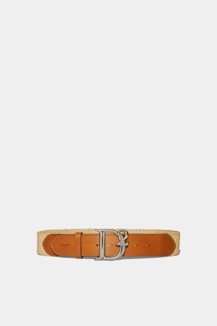 Dsquared2 Jungle Rafia Buckle Belt>Donna Cinture