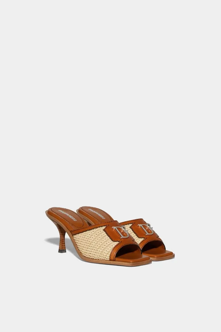 Dsquared2 Jungle Rafia Sandals>Donna Sandali