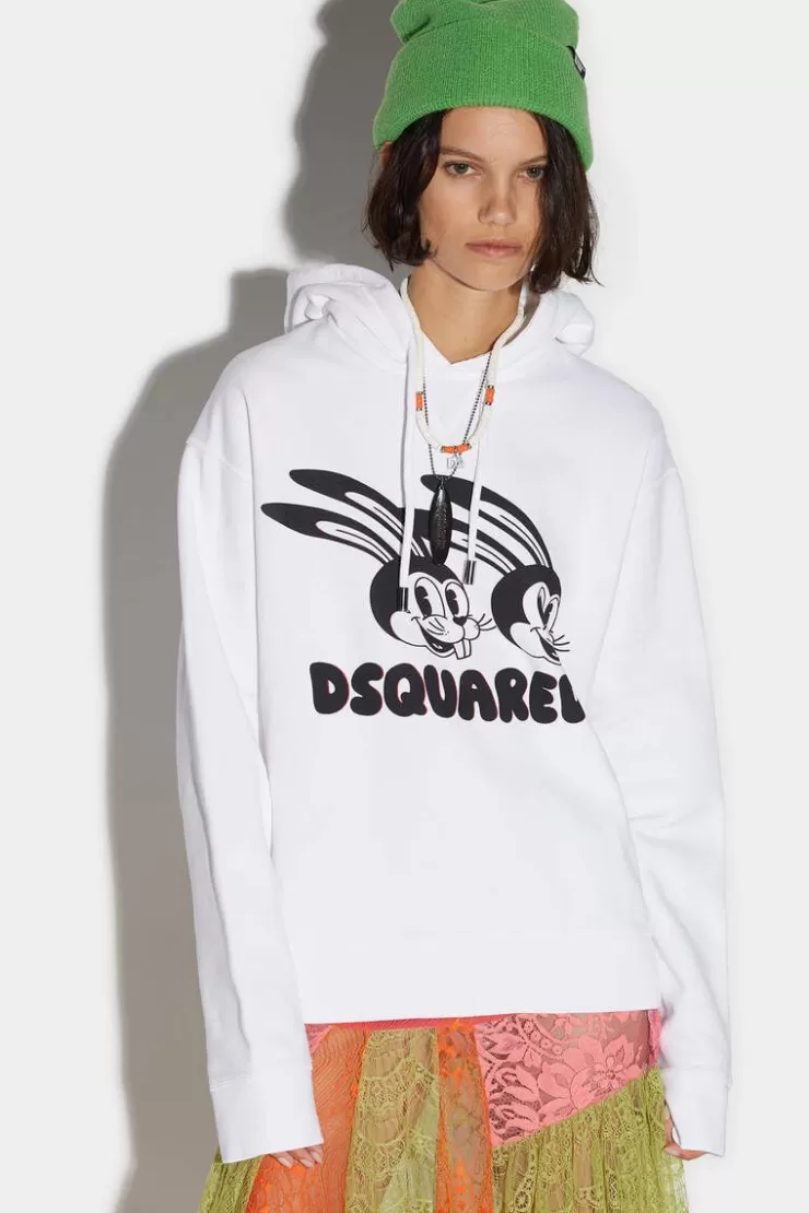 Dsquared2 Lunar Year Cool Hoodie>Donna Felpe