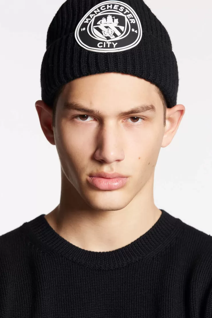 Dsquared2 Manchester City Knit Beanie>Uomo Cappelli