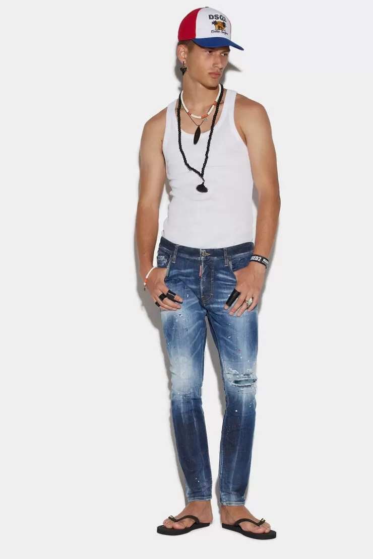 Dsquared2 Medium Powder Spots Wash Super Twinky Jeans>Uomo Jeans
