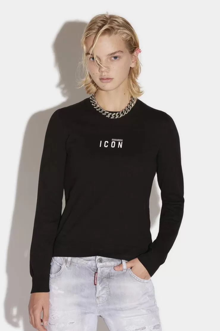 Dsquared2 Mini Icon Sweater>Donna Maglieria