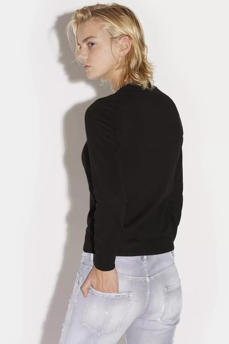 Dsquared2 Mini Icon Sweater>Donna Maglieria