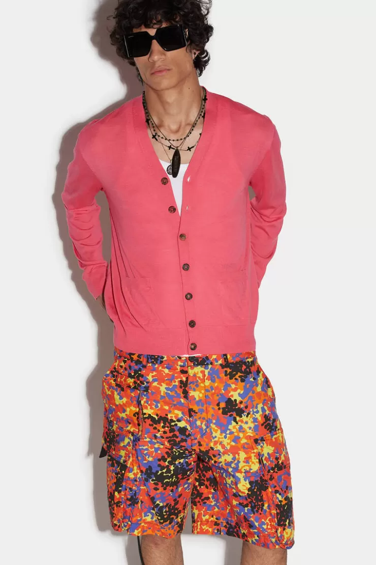 Dsquared2 Neon Cardigan>Uomo Maglieria