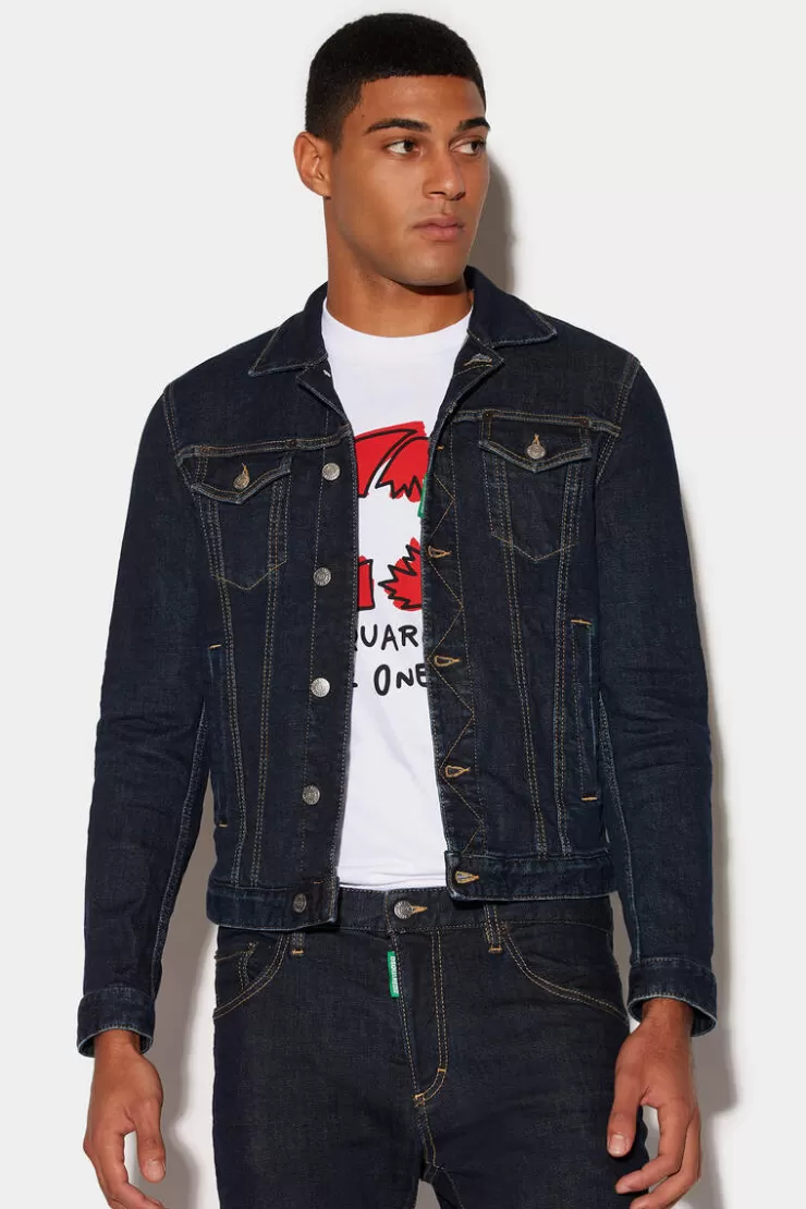 Dsquared2 One Life Dan Jeans Jacket>Uomo Cappotti & Giubbotti