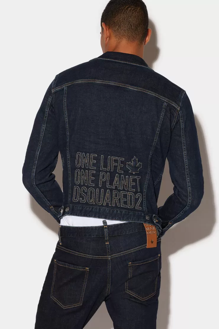 Dsquared2 One Life Dan Jeans Jacket>Uomo Cappotti & Giubbotti