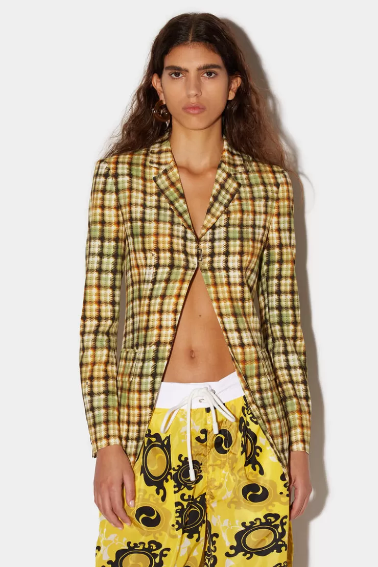 Dsquared2 Open Front Blazer>Donna Abiti & Giacche