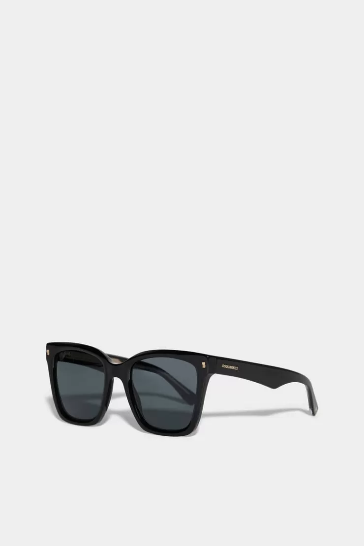 Dsquared2 Refined Black Sunglasses>Donna Occhiali