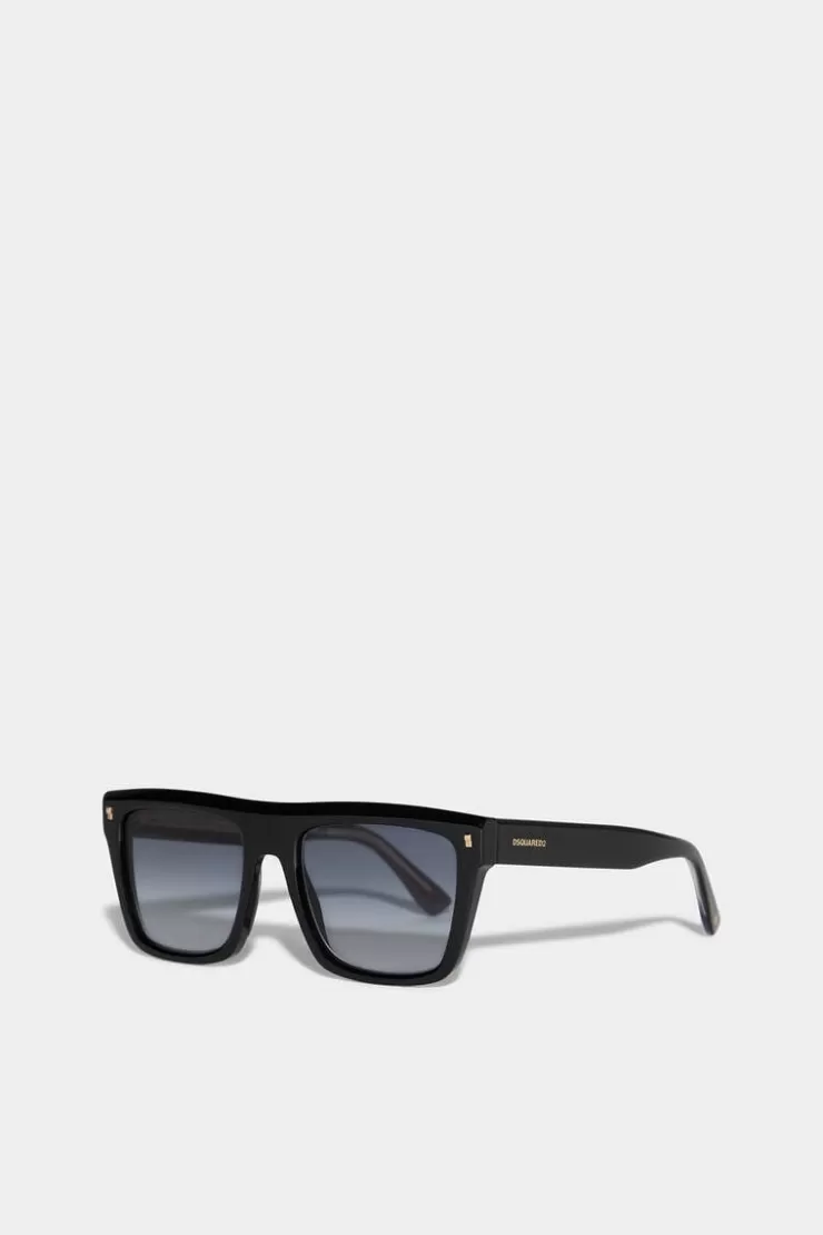Dsquared2 Refined Black Sunglasses>Uomo Occhiali
