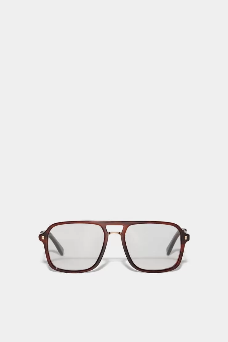 Dsquared2 Refined Brown Horn Optical Glasses>Donna Occhiali