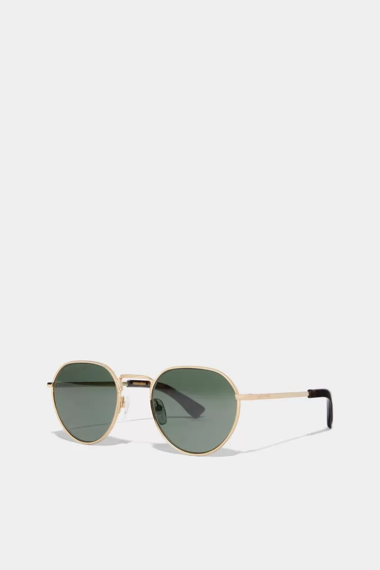 Dsquared2 Refined Gold Havana Sunglasses>Donna Occhiali