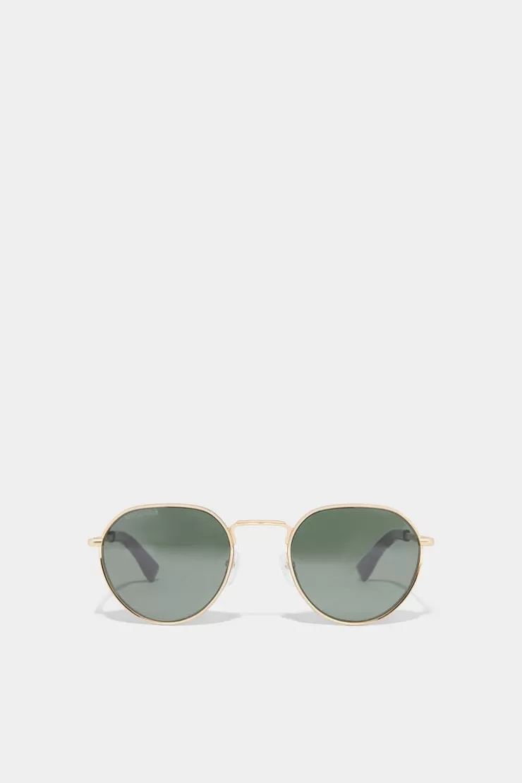 Dsquared2 Refined Gold Havana Sunglasses>Donna Occhiali