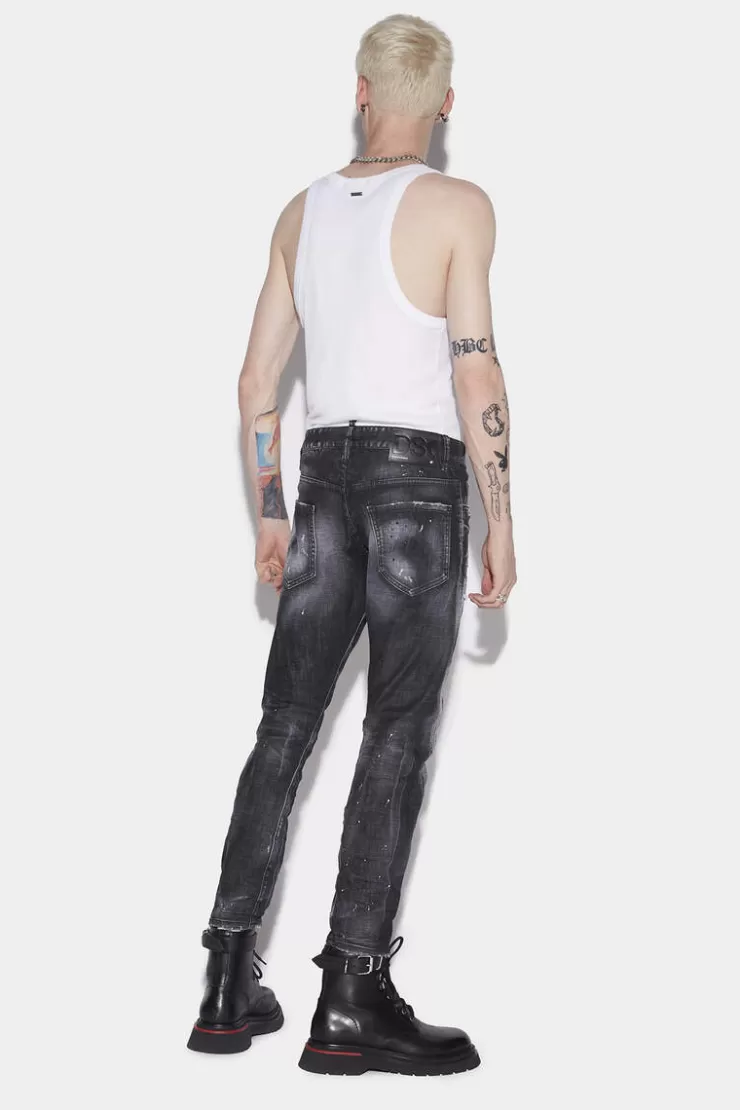 Dsquared2 Ripped Knee Wash Sexy Twist Jeans>Uomo Jeans