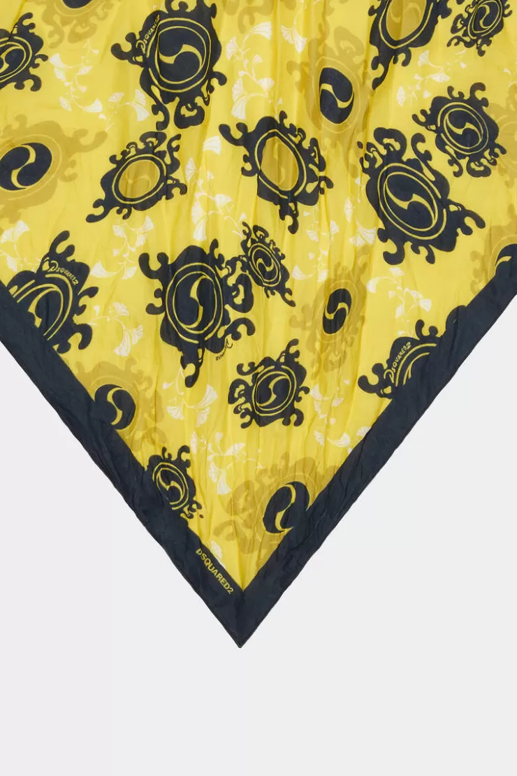 Dsquared2 Sea Print Bandana>Donna Sciarpe