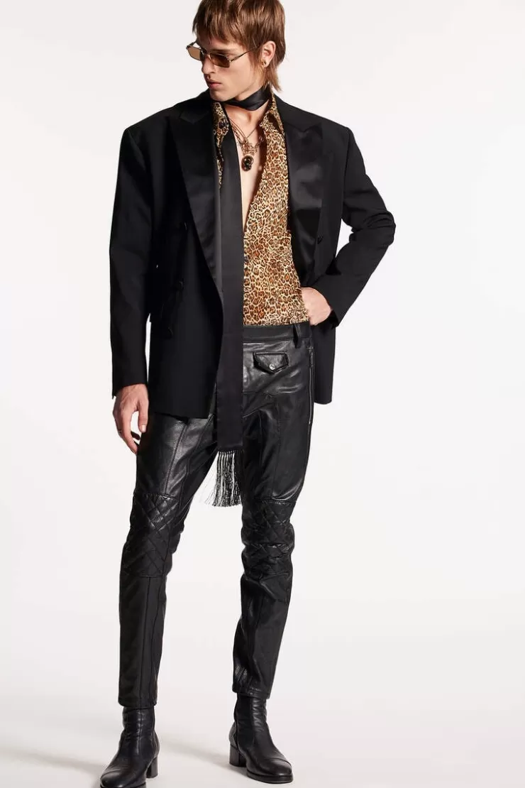 Dsquared2 Sexy Biker Pant>Uomo Pantaloni