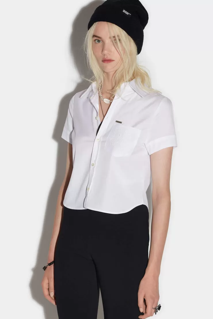 Dsquared2 Shortsleeves Mini Shirt>Donna Camicie