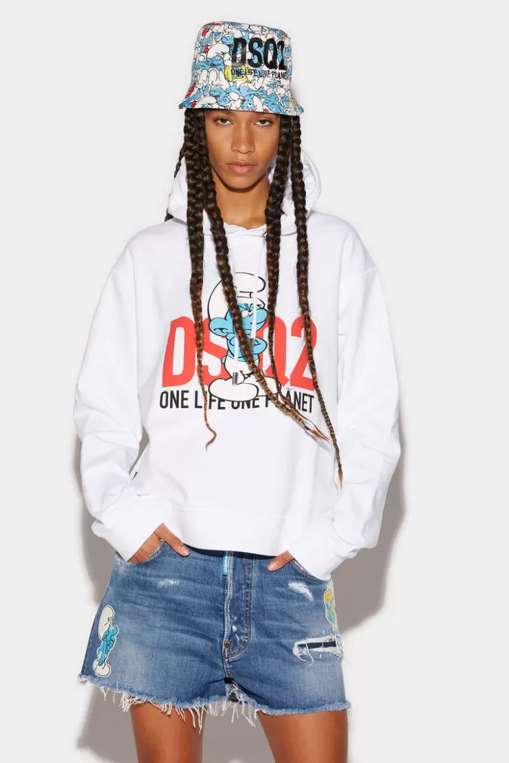 Dsquared2 Smurfs Cool Sweatshirt>Donna Felpe