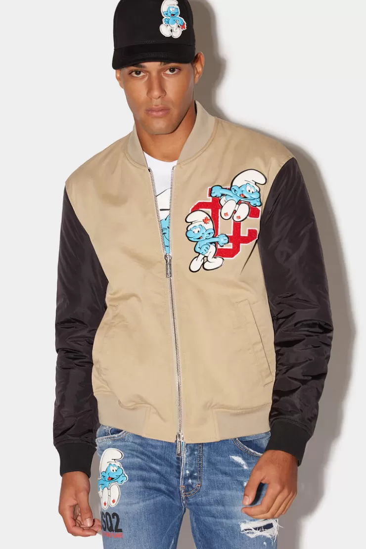 Dsquared2 Smurfs Parka Coat>Uomo Cappotti & Giubbotti