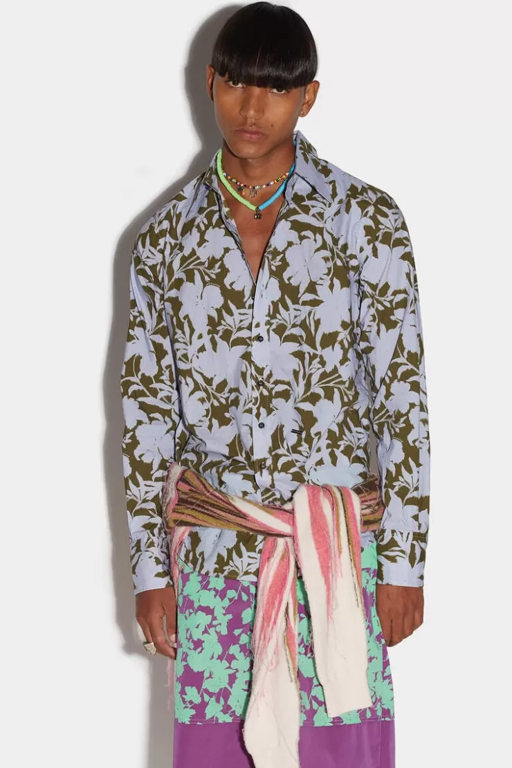 Dsquared2 Surf Cocktail Bob Shirt>Uomo Camicie