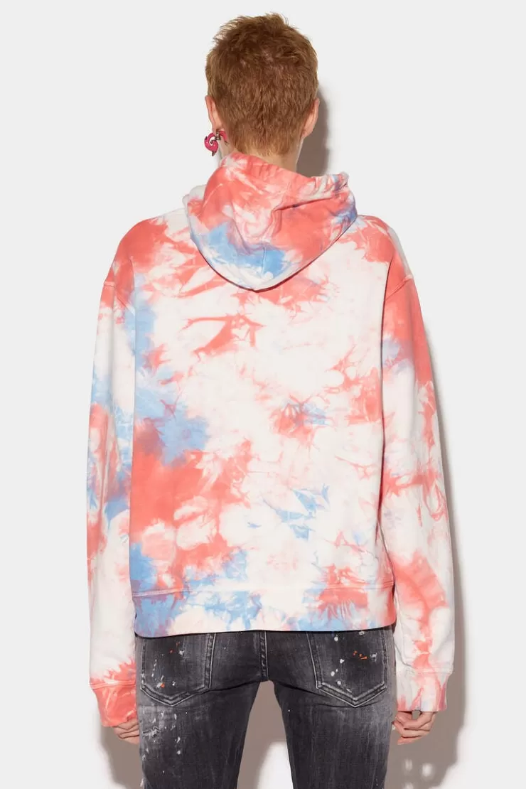 Dsquared2 Tie&Dyed Cool Hoodie>Donna Felpe